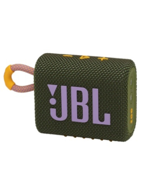 Портативная акустика JBL Go 3 (Green) (Зеленая)