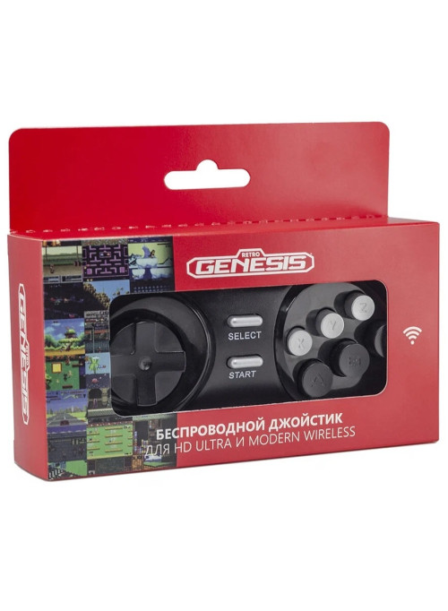  Геймпад Retro Genesis Controller 16 Bit P1, черный