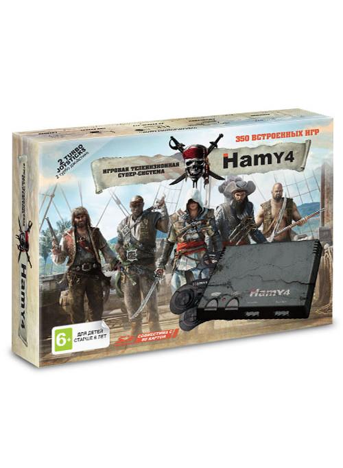 Игровая приставка 16 bit "Hamy 4" (350 в 1) Assassin's Creed Black
