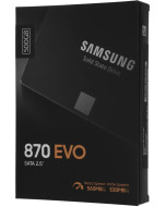 SSD накопитель Samsung 870 EVO 500 ГБ 2.5 SATA (MZ-77E500BW)