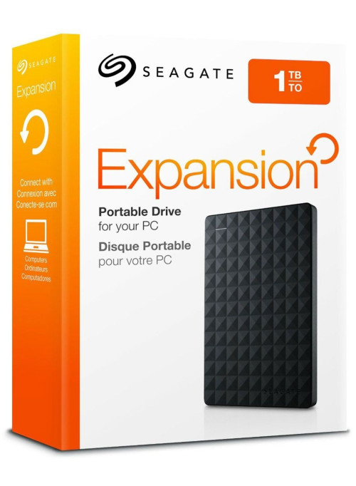 Внешний жесткий диск Seagate Expansion 1Tb Black (STEA1000400)