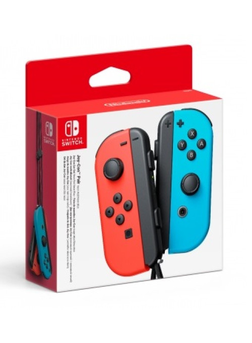 Набор из 2х контроллеров Joy-Con (неоновый красный / неоновый синий) (Nintendo Switch)