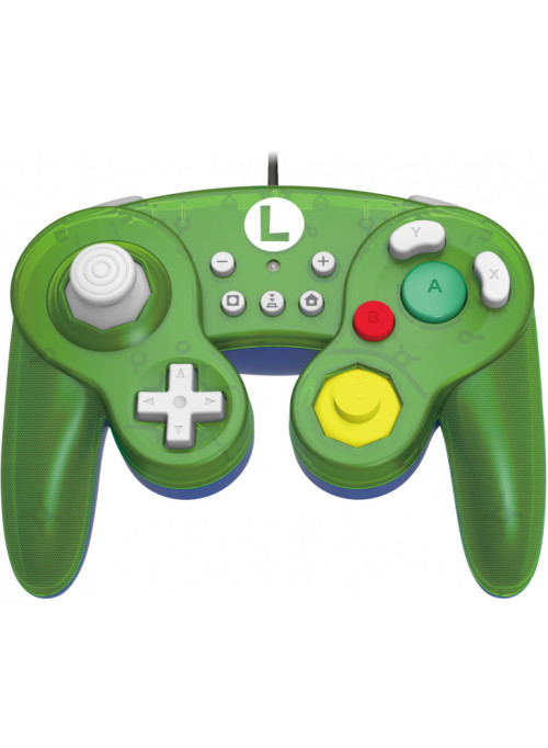 Геймпад проводной Hori Battle Pad – Luigi (NSW-136U) (Nintendo Switch)