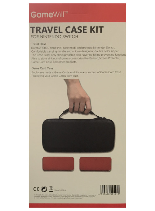 Набор Travel Case Kit (черный) (Nintendo Switch)