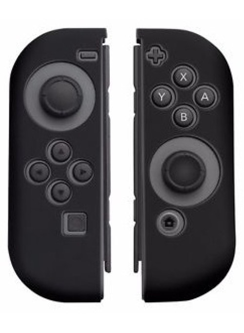 Силиконовые чехлы Grip Protection Kit для 2-х контроллеров Joy-Con (черный) (Nintendo Switch)