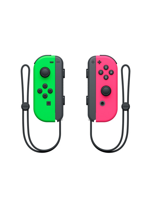 Набор из 2х контроллеров Joy-Con (неоновый зеленый / неоновый розовый) (Nintendo Switch)
