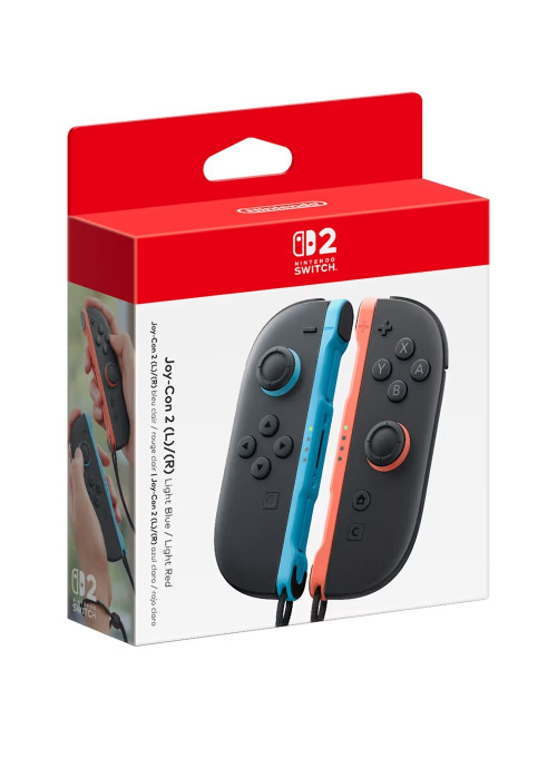 Набор из 2х контроллеров Joy-Con 2 Light Blue/Light Red (светло-синий/светло-красный)