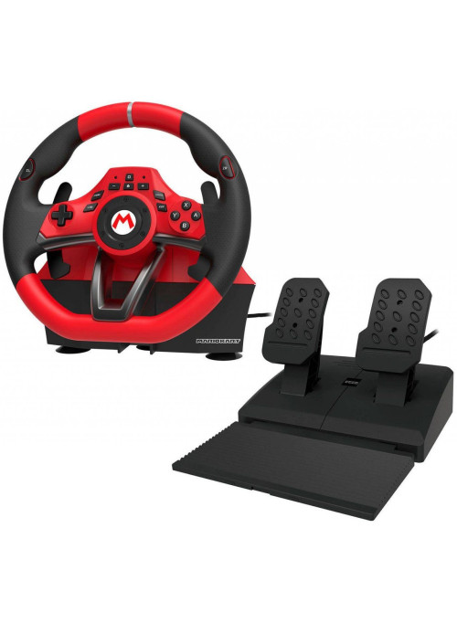 Руль с педалями Hori Mario Kart Racing Wheel Pro Deluxe (NSW-228U) (Nintendo Switch)