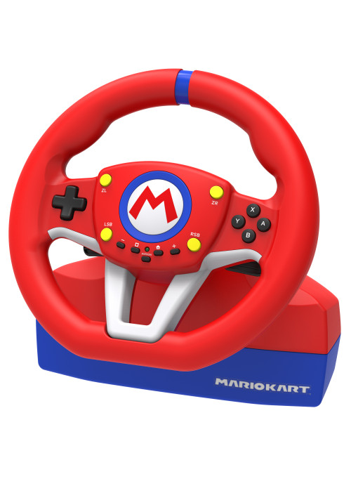 Руль с педалями Hori Mario Kart Racing Wheel Pro Mini (NSW-204U) (Nintendo Switch)