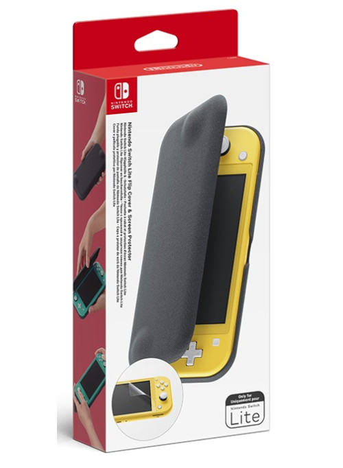 Чехол с крышкой и защитная пленка для Nintendo Switch Lite