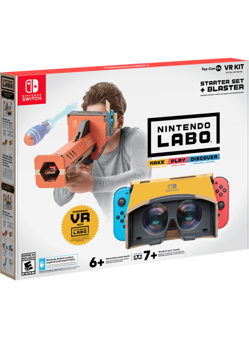Nintendo Labo: набор VR + Starter Set (стартовый набор + бластер) (Nintendo Switch)