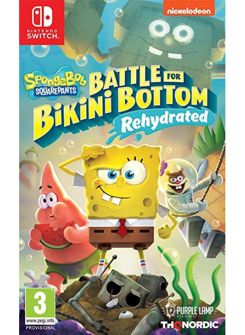 SpongeBob SquarePants: Battle For Bikini Bottom - Rehydrated (Губка Боб Квадратные Штаны: Битва за Бикини Боттом - Регидратация) (Nintendo Switch)