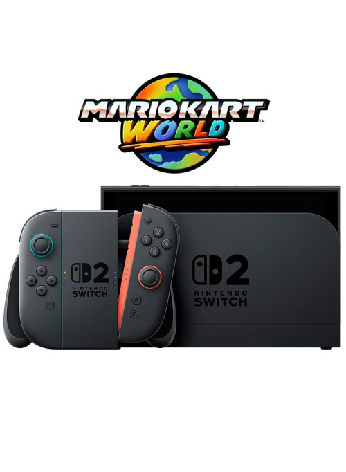 Игровая приставка Nintendo Switch 2 black (Чёрная) + Mario Kart World