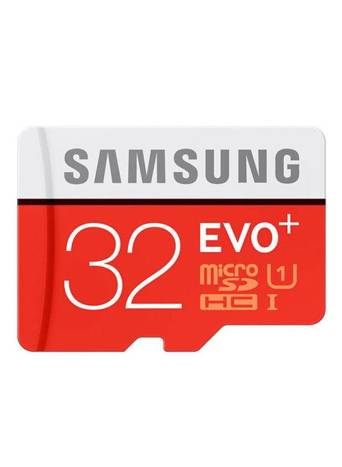 Карта памяти Samsung microSDHC Evo Plus 32GB + SD adapter