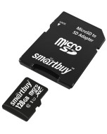 Карта памяти SmartBuy microSDHC Class 10 UHS-I U1 128GB + SD adapter