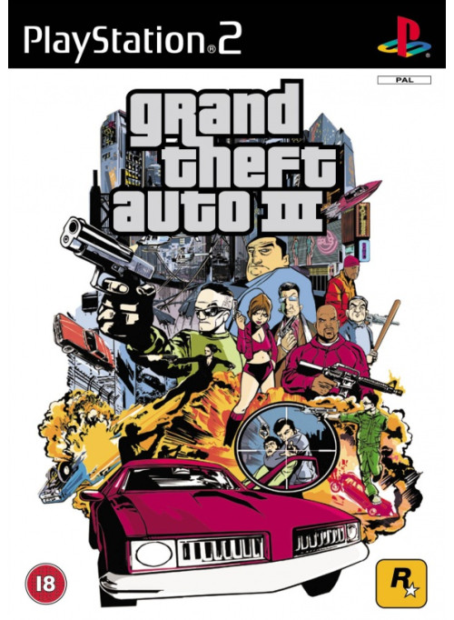 Grand Theft Auto 3 (III) (PS2)