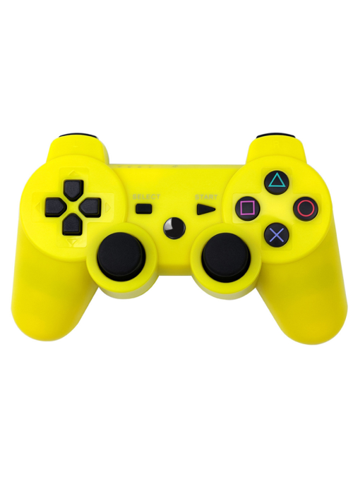 Геймпад беспроводной Wireless Controller (Желтый) для PS3