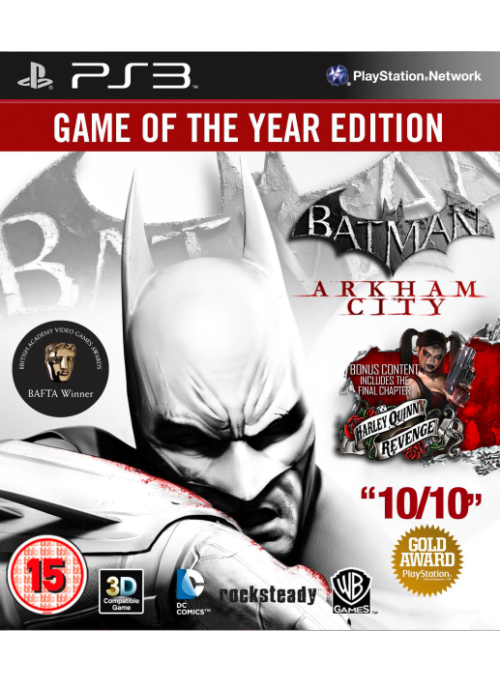 Batman: Аркхем Сити (Arkham City) Издание Игра Года (Game of the Year Edition) (PS3)