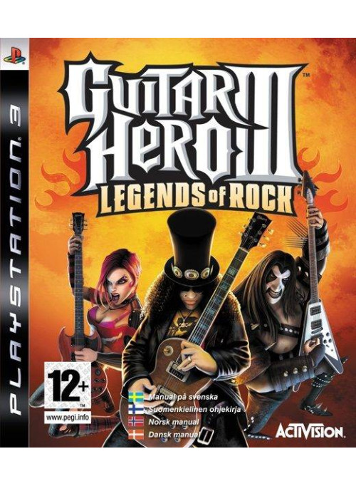 Guitar Hero 3 (III): Legends of Rock (PS3)
