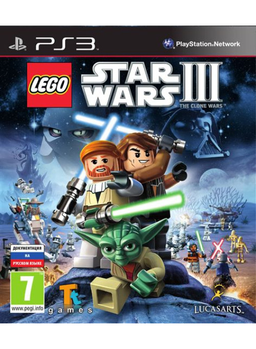 LEGO Star Wars III: The Clone Wars Стандартное издание (PS3)