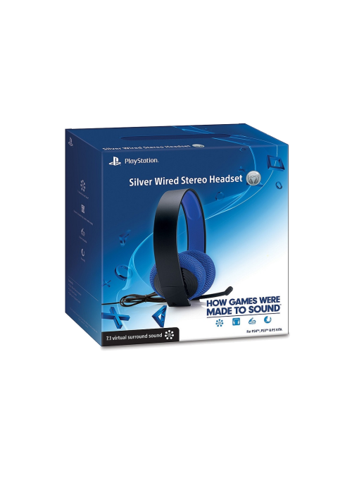 Гарнитура Silver Wired Stereo Headset (PS Vita)