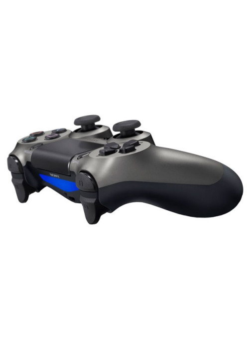 Джойстик беспроводной Sony DualShock 4 v2 Steel Black (тёмно-серый) (PS4)