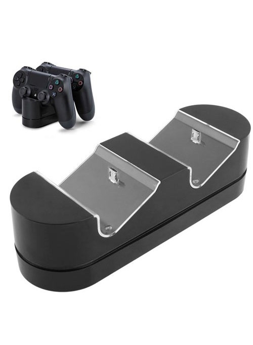 Charging Stand Dual Controller Black (PS4)