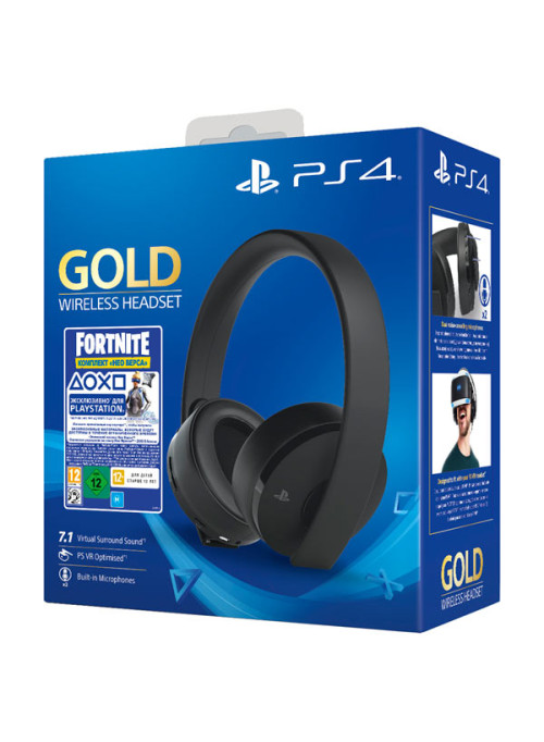 Гарнитура беспроводная Gold Wireless Stereo Headset Black+Fortnite (CUHYA-0080)