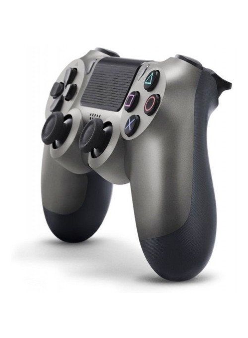 Джойстик беспроводной Sony DualShock 4 v2 Steel Black (тёмно-серый) (PS4)
