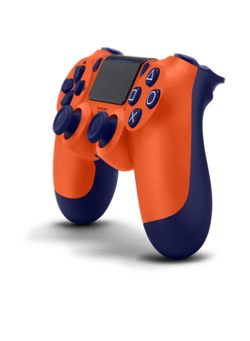 Джойстик беспроводной Sony DualShock 4 v2 Sunset Orange (оранжевый) (PS4)