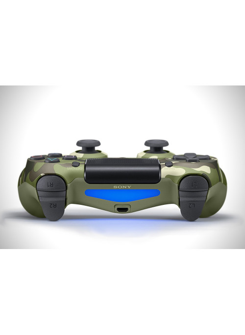Джойстик беспроводной Sony DualShock 4 v2 Camouflage (Зеленый камуфляж) (PS4)