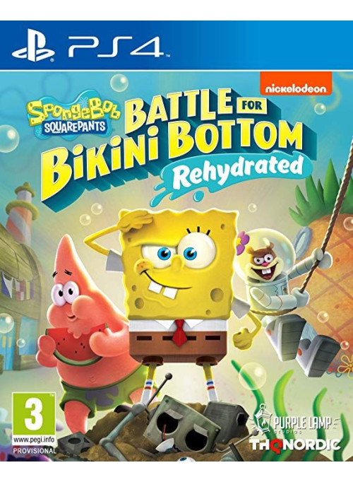 SpongeBob SquarePants: Battle For Bikini Bottom - Rehydrated (Губка Боб Квадратные Штаны: Битва за Бикини Боттом - Регидратация) (PS4)