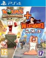 Worms Battlegrounds + Worms W.M.D. Double Pack (PS4)