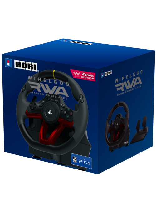 Руль с педалями Hori Wireless Racing Wheel Apex (PS4-142E) (PS4/PC)