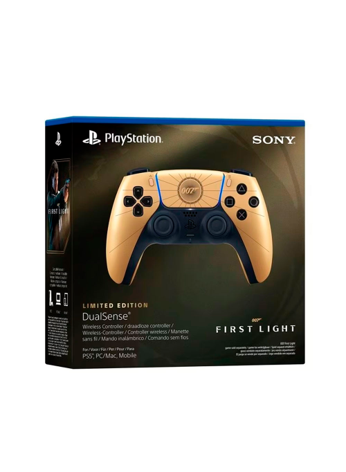 Геймпад беспроводной Sony DualSense Limited Edition (007 First Light) Gold (Золотой) (PS5)