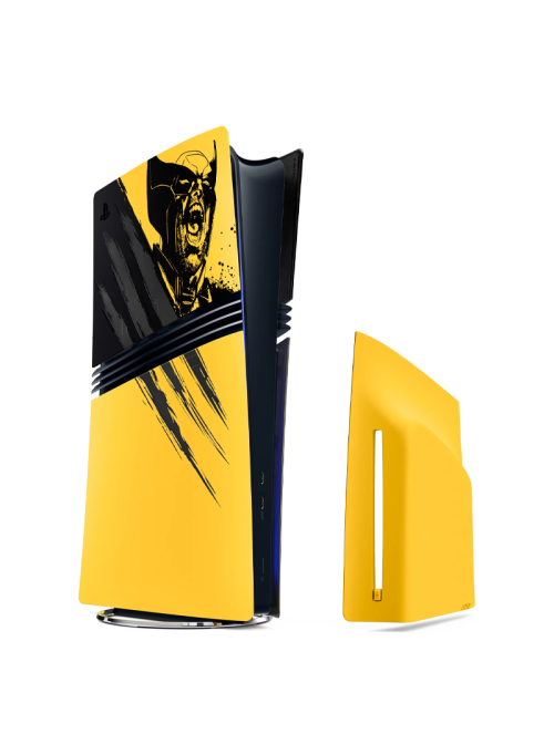 Сменная панель корпуса PlayStation Faceplate Limited Edition (Marvel’s Wolverine Battle Yellow) для PS5 Pro
