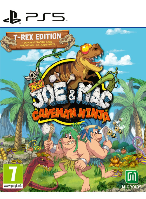 New Joe and Mac: Caveman Ninja T-Rex Edition (PS5)