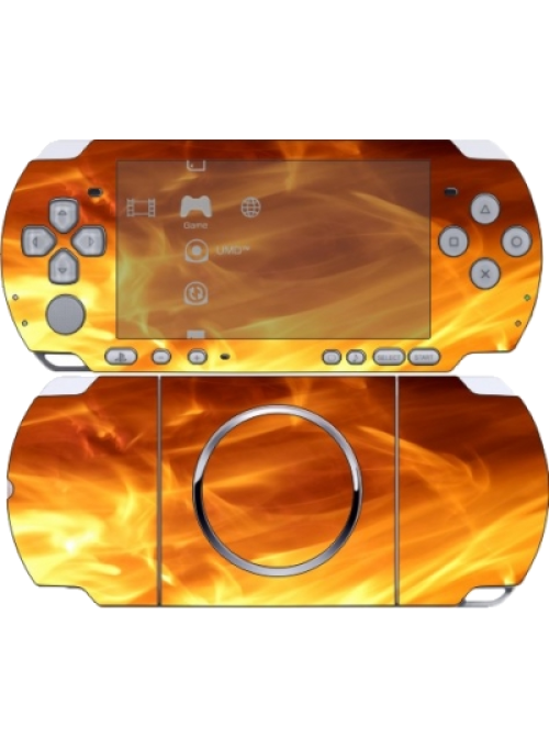 Наклейка PSP 3000 Огонь (PSP)