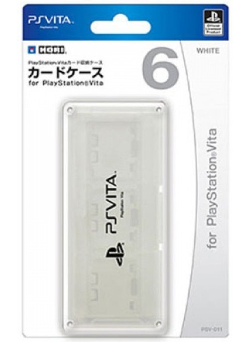 Кейс для 6 картриджей и карт памяти. Белый (PS Vita)