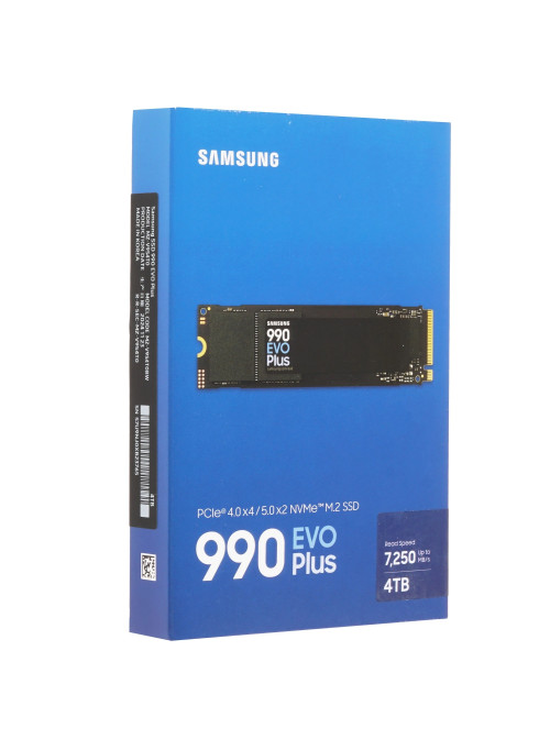 SSD накопитель Samsung 990 EVO Plus 4TB NVMe, M.2 (MZ-V9S4T0BW)