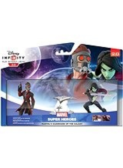 Disney. Infinity 2.0: Набор 2 персонажа + 1 локация: Герои (Звёздный лорд, Гамора) Локация (Стражи Галактики)