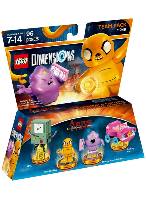 LEGO Dimensions Team Pack (71246) - Adventure Time (BMO, Jake the Dog, Lumpy Space Princess, Lumpy Car)