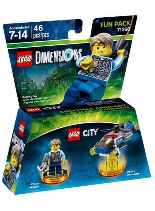 LEGO Dimensions Fun Pack (71266) - LEGO City (Chase McCain, Police Helicopter)