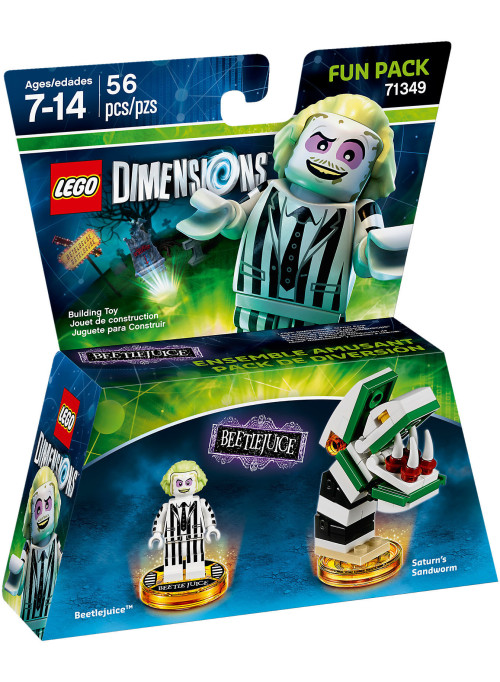 LEGO Dimensions Fun Pack (71349) - BeetleJuice (Beetlejuice, Saturn's Sandworm)