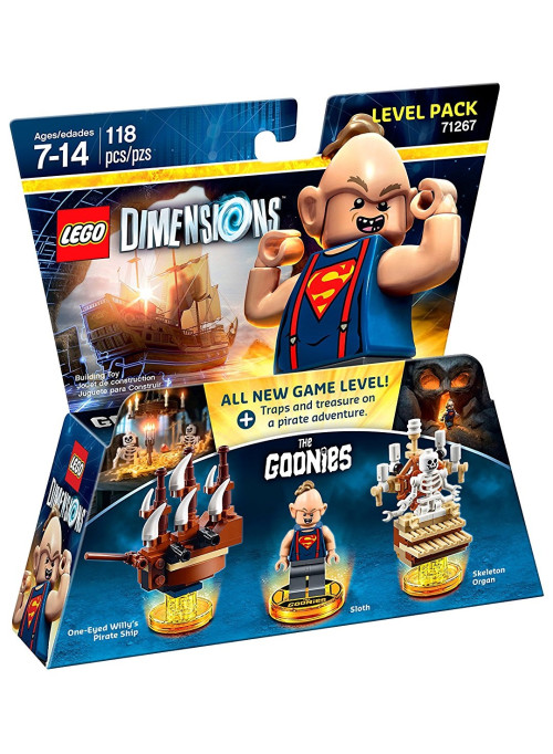 LEGO Dimensions Level Pack (71267) - The Goonies (One-Eyed Willy's Pirate Ship, Sloth, Skeleton Organ)