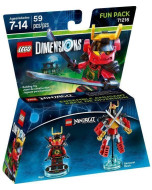 LEGO Dimensions Fun Pack (71216)- Lego Ninjago: Masters of Spinjitzu (Nya, Samurai Mech)