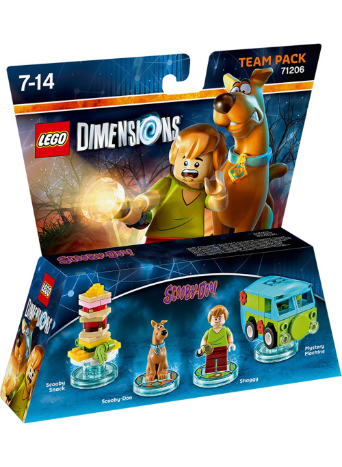 LEGO Dimensions Team Pack (71206) - Scooby Doo (Scooby Snack. Scooby-Doo, Shaggy, Mystery Machine)