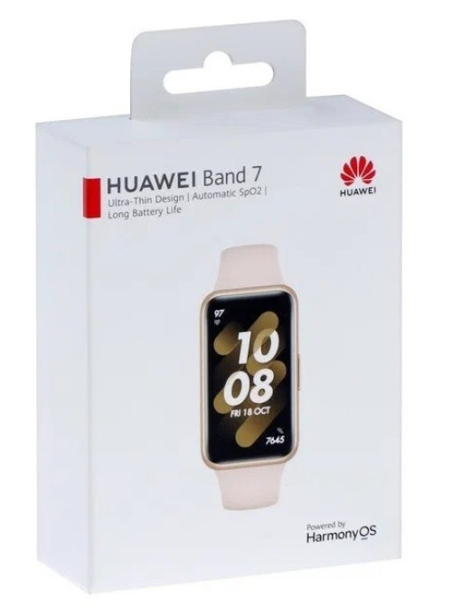 Фитнес браслет HUAWEI Band 7, розовый