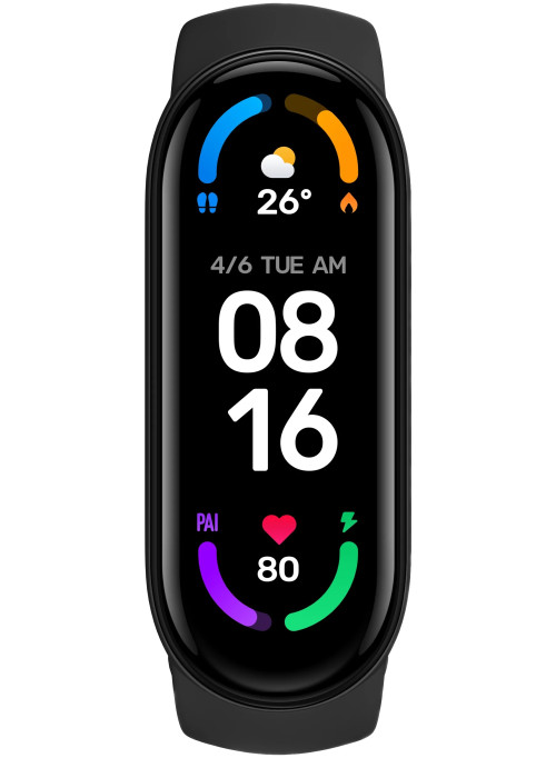 Фитнес браслет Xiaomi Mi Smart Band 6 (BHR4951GL) черный
