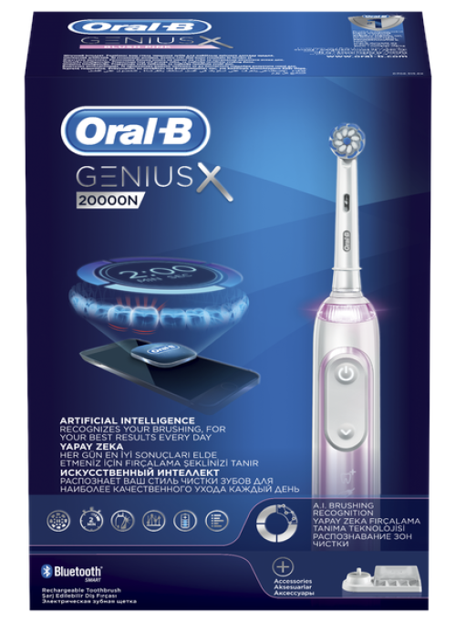 Электрическая зубная щетка Braun Oral-B Genius X 20000N D706.515.6X pink